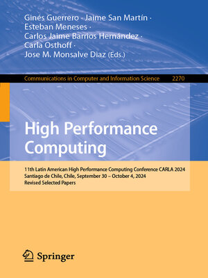 cover image of High Performance Computing